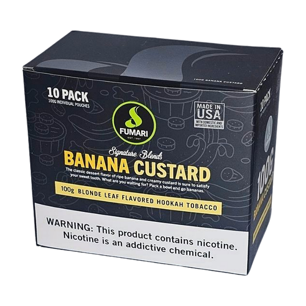 Caixa Essência Premium Fumari 100g - Banana Custard