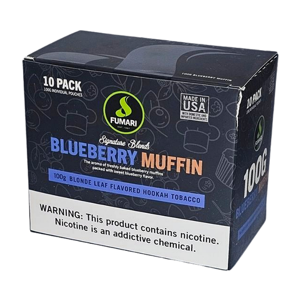 Caixa Essência Premium Fumari 100g - Blueberry Muffin