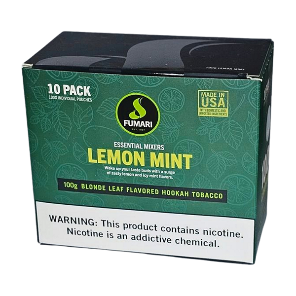 Caixa Essência Premium Fumari 100g - Lemon Mint