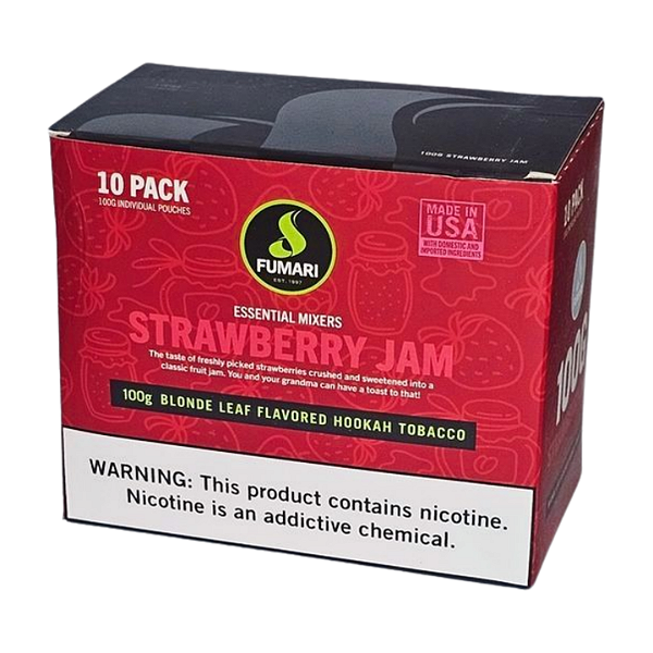 Caixa Essência Premium Fumari 100g - Strawberry Jam