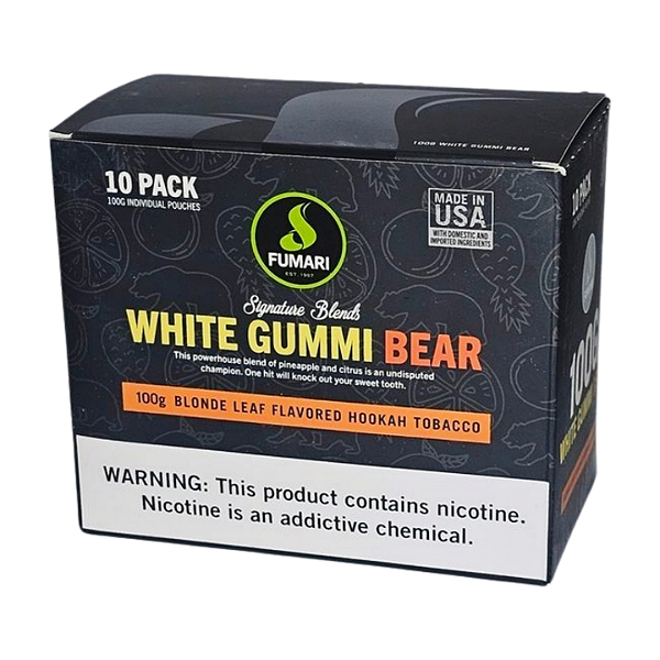 Caixa Essência Premium Fumari 100g - WGB White Gummi Bear