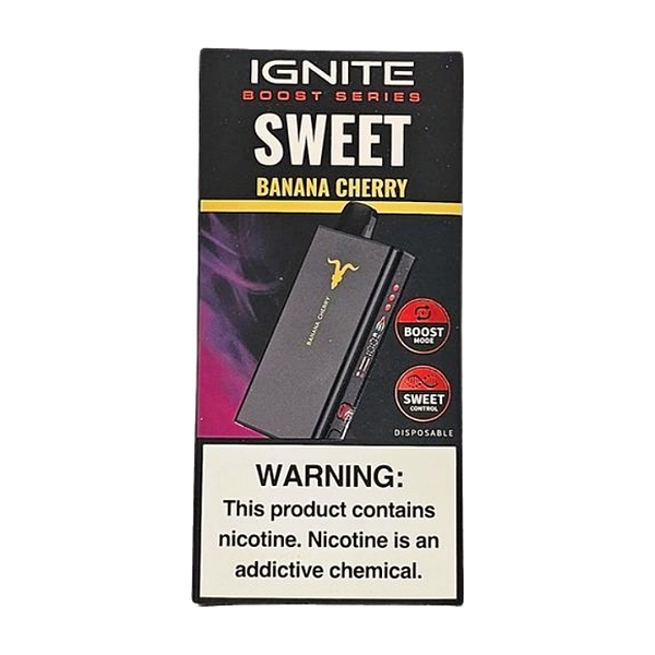 Pod Descartável Ignite Sweet Boost Berries 40k - Banana Cherry