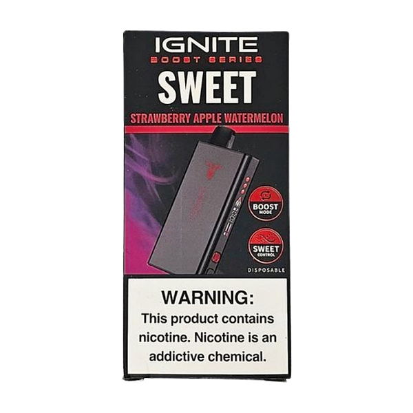 Pod Descartável Ignite Sweet Boost Berries 40k - Strawberry Apple Watermelon