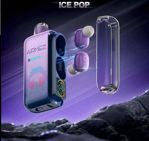 Pod Descartavel AiRMEZ com Fone de Ouvido 2 in 1 - Ice Pop