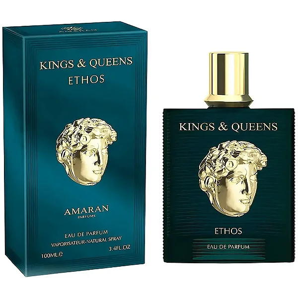 Perfume Árabe Original Amaran Kings & Queens - Ethos 100ml Masculino