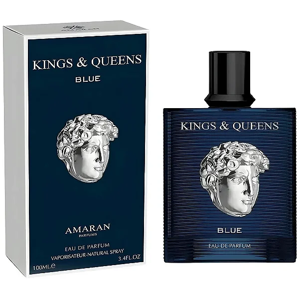 Perfume Árabe Original Amaran Kings & Queens - Blue 100ml Masculino