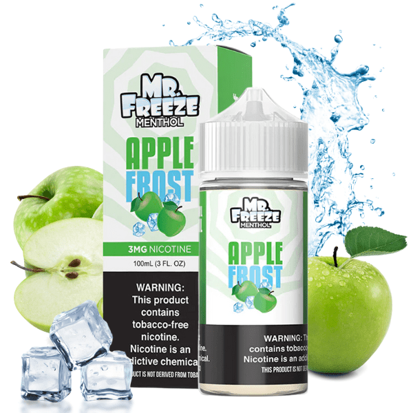 Líquido Juice Mr. Freeze Menthol - Apple Frost 3mg - 100ml