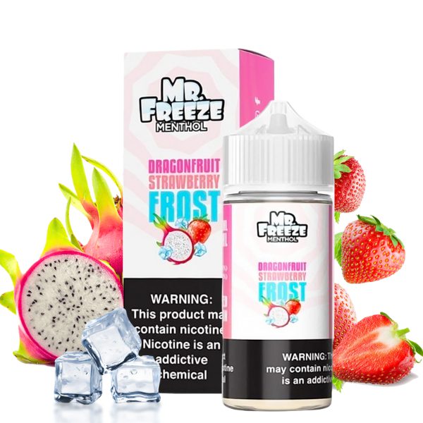 Líquido Juice Mr. Freeze Menthol - Dragonfruit Strawberry Frost 3mg - 100ml