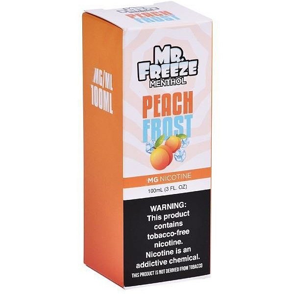 Líquido Nicsalt Mr. Freeze Menthol - Peach Frost 35mg - 30ml