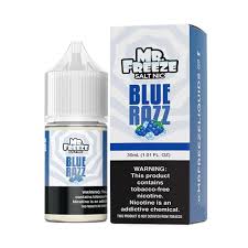 Líquido Nicsalt Mr. Freeze Menthol - Blue Razz 35mg - 30ml