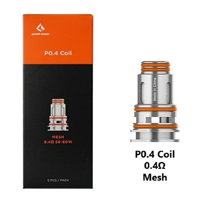 Coil Geek Vape P 0.4Ω Mesh - Caixa com 5 unidades