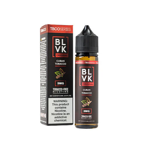 Líquido Juice BLVK Original 60ml 3mg - Cuban Tobacco