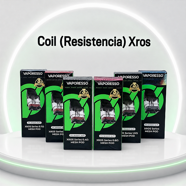 Coil Vaporesso Pod Xros Series - Caixa com 4 unidades