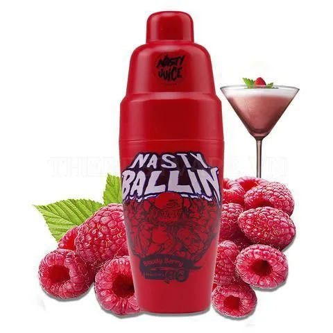 Líquido Juice Nasty Juice 3mg Ballin - Bloody Berry - 60ml