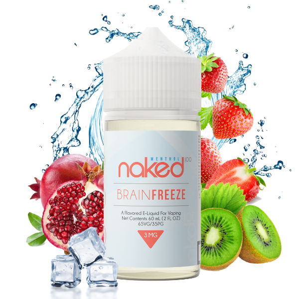 Líquido Juice Freebase Naked - Brain Freeze 3mg - 60ml