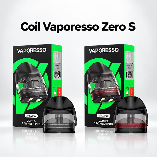 Coil Vaporesso Zero S Mesh Pod - Caixa Com 2 Unidades