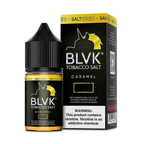 Líquido Juice Nicsalt BLVK Pod - Tobacco Caramel 50mg - 30ml