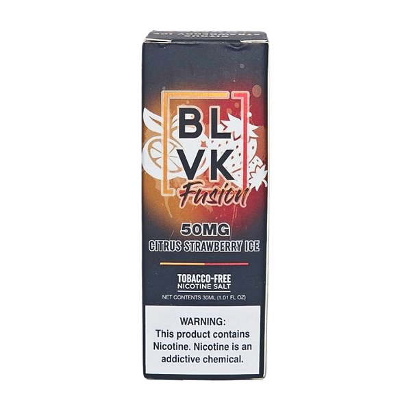 Líquido Juice Nicsalt BLVK Pod Fusion - Citrus Strawberry Ice 50mg - 30ml