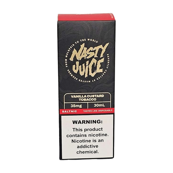 Líquido Juice Nicsalt Nasty Juice - Vanilla Custard Tobacco 35mg 30ml