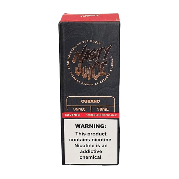 Líquido Juice Nicsalt Nasty Juice - Cubano 35mg 30ml