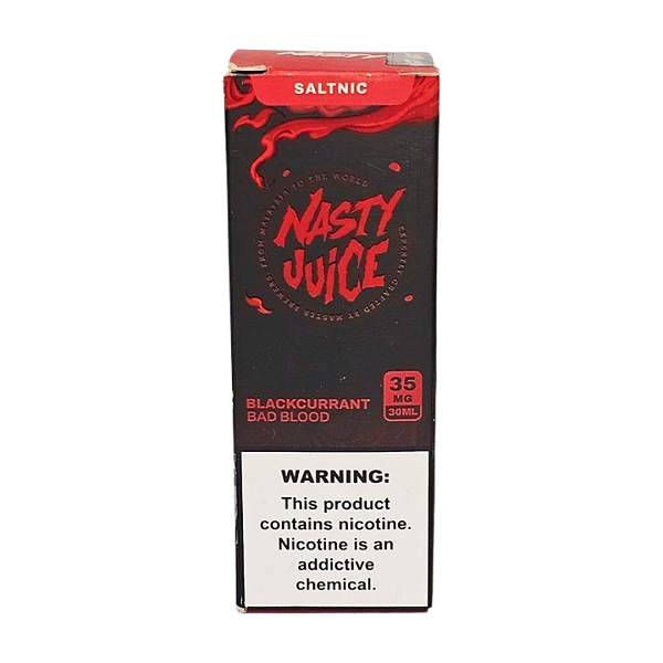 Líquido Juice Nicsalt Nasty Juice - Bad Blood Blackcurrant 35mg 30ml