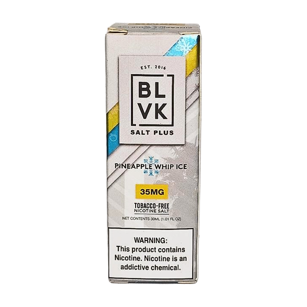 Líquido Juice Nicsalt BLVK Pod Plus - Pineapple Whip Ice 35mg - 30ml