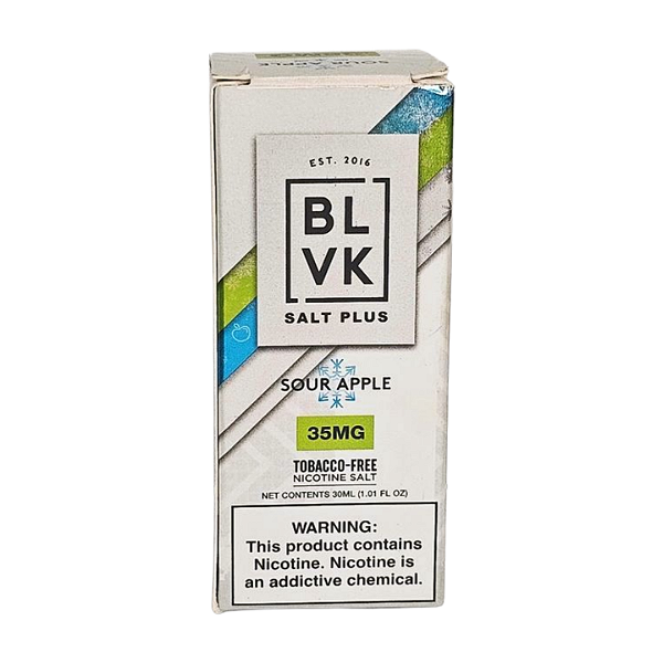 Líquido Juice Nicsalt BLVK Pod Plus - Sour Apple 35mg - 30ml
