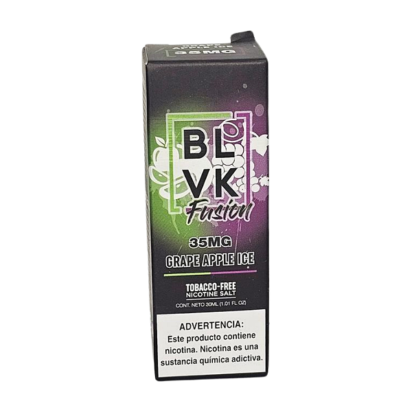 Líquido Juice Nicsalt BLVK Pod Fusion - Grape Apple Ice 35mg - 30ml