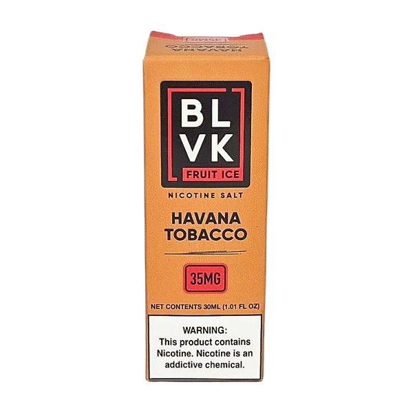 Líquido Juice Nicsalt BLVK Pod - Havana Tobacco 35mg - 30ml