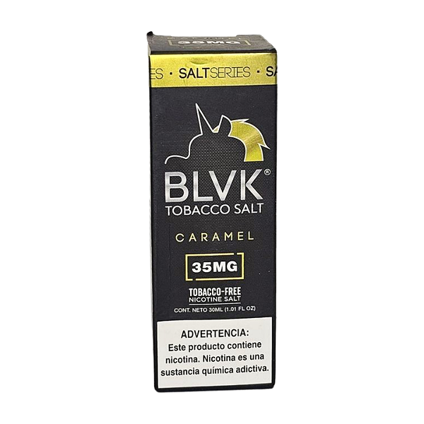 Líquido Juice Nicsalt BLVK Pod Tobacco Salt - Caramel 35mg - 30ml