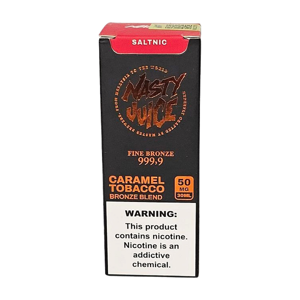 Líquido Nicsalt Nasty Juice Pod - Caramel Tobacco Bronze Blend 50mg - 30ml