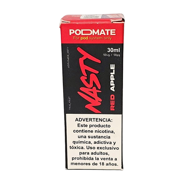 Líquido Nicsalt Nasty Juice Pod - Red Apple 50mg - 30ml