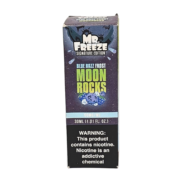 Líquido Nicsalt Mr. Freeze Menthol - Blue Razz Frost Moon Rocks 50mg - 30ml