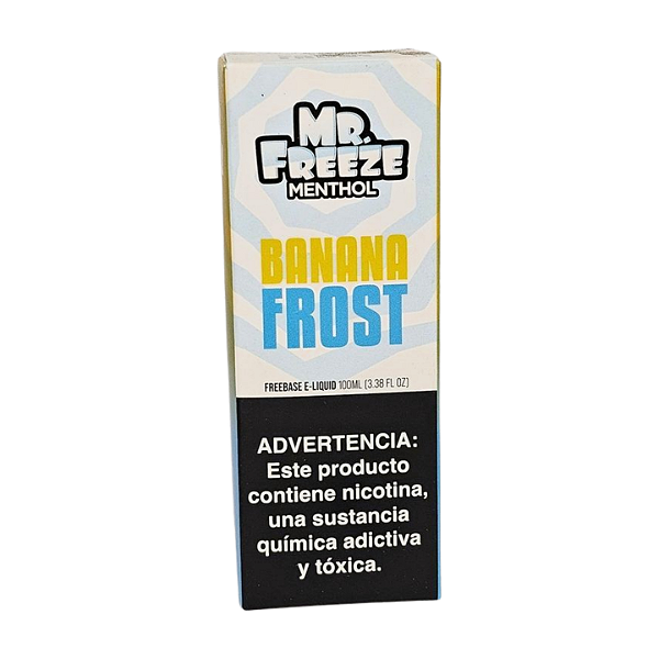 Líquido Juice Mr. Freeze - Banana Frost 3mg - 100ml