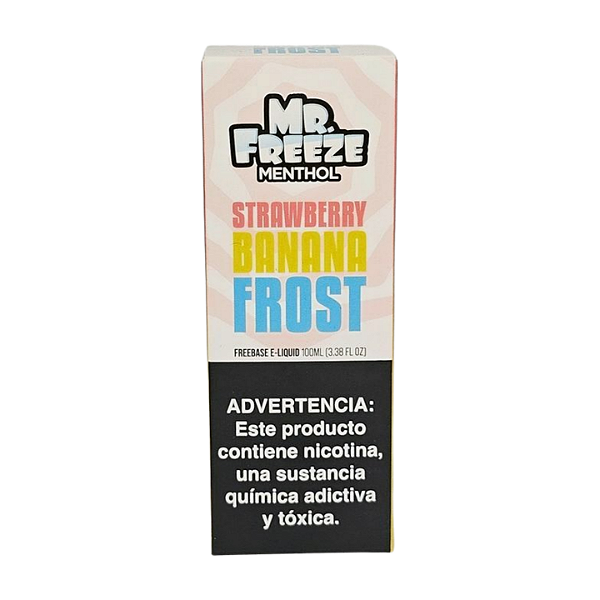 Líquido Juice Mr. Freeze - Strawberry Banana Frost 3mg - 100ml