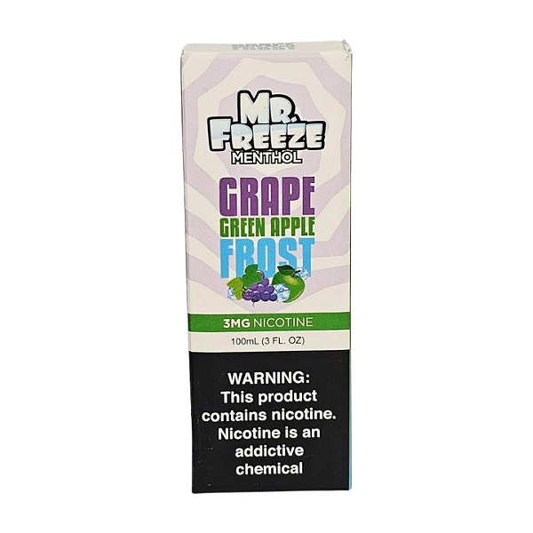 Líquido Juice Mr. Freeze - Grape Green Apple Frost 3mg - 100ml