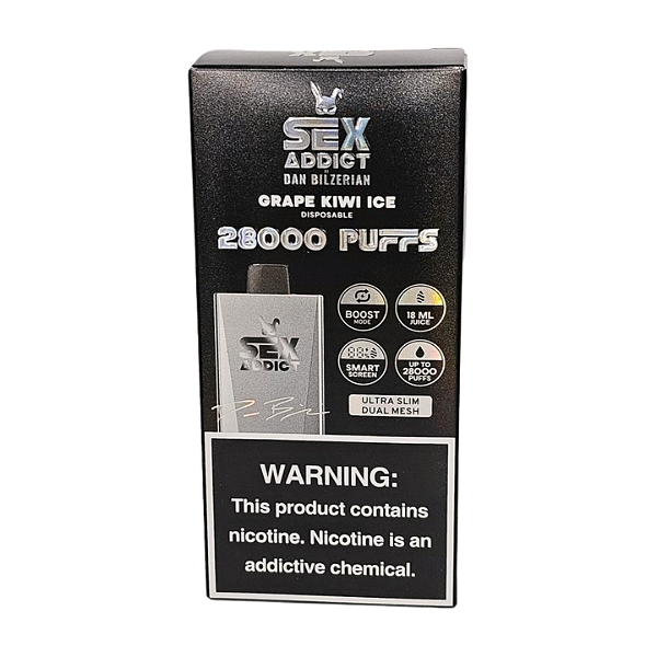Pod Descartável Sex Addict S280 - Grape Kiwi Ice