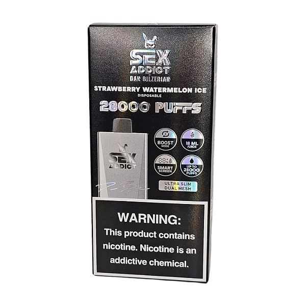 Pod Descartável Sex Addict S280 - Strawberry Watermelon Ice