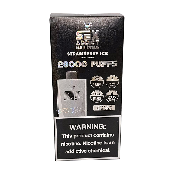 Pod Descartável Sex Addict S280 - Strawberry Ice
