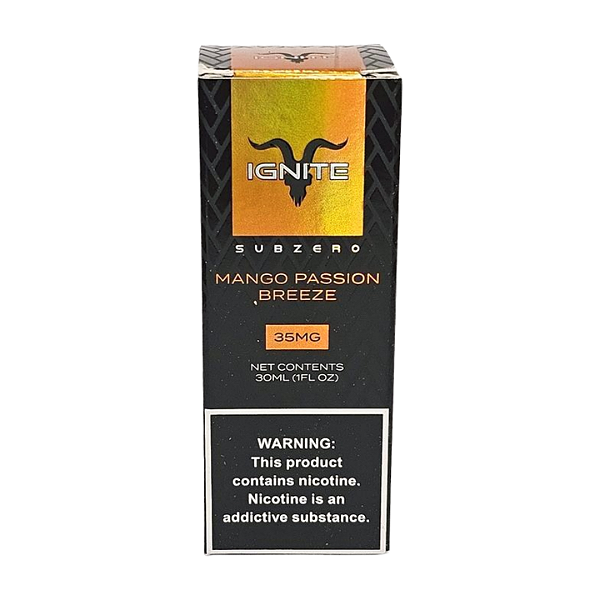 Líquido Juice Nicsalt Ignite Subzero - Mango Passion Breeze 35mg - 30ml