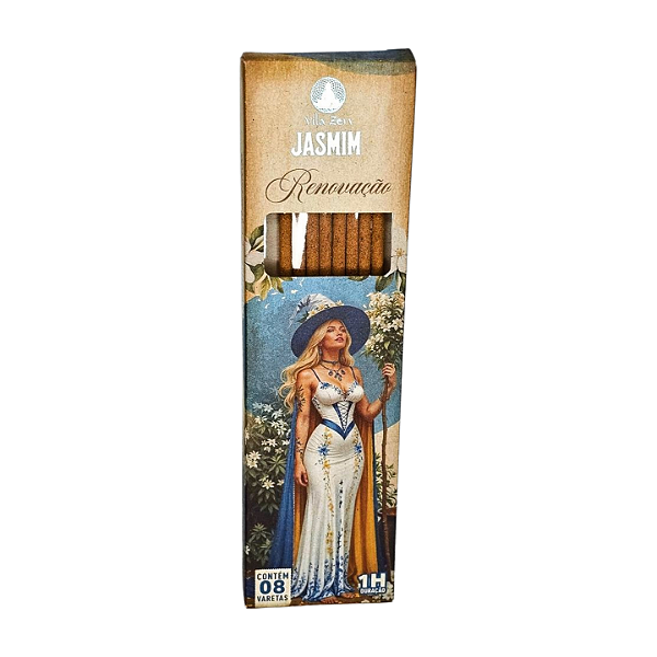 Incenso Vila Zen Linha Mística Renovação: Jasmim