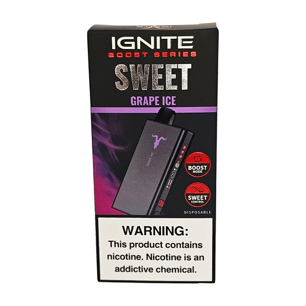 Pod Descartável Ignite Sweet Boost Berries 40k - Grape Ice