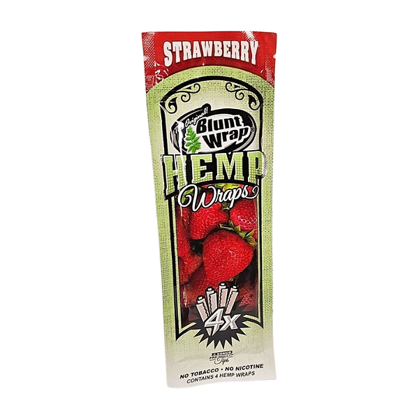 Seda Blunt Wrap Hemp Wraps 4x - Strawberry