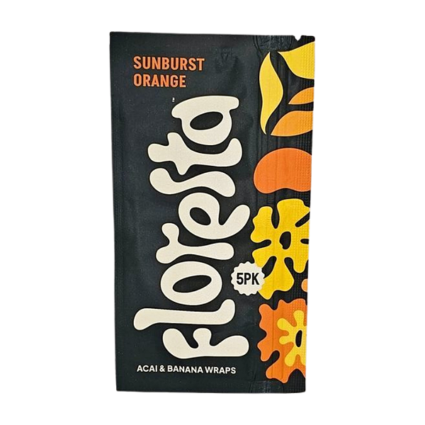 Seda Blunt Floresta Açai & Banana Wraps - Sunburst Orange