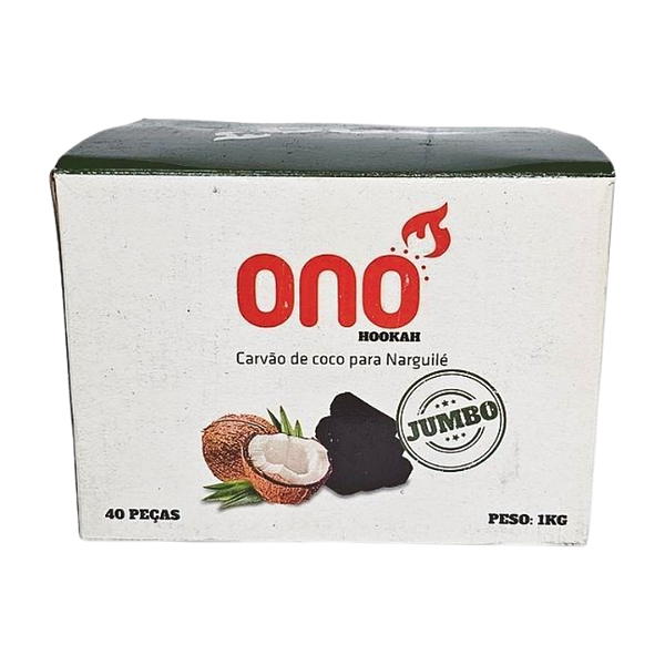 Carvão Ono Hookah Hexagonal Jumbo - 1 kilo