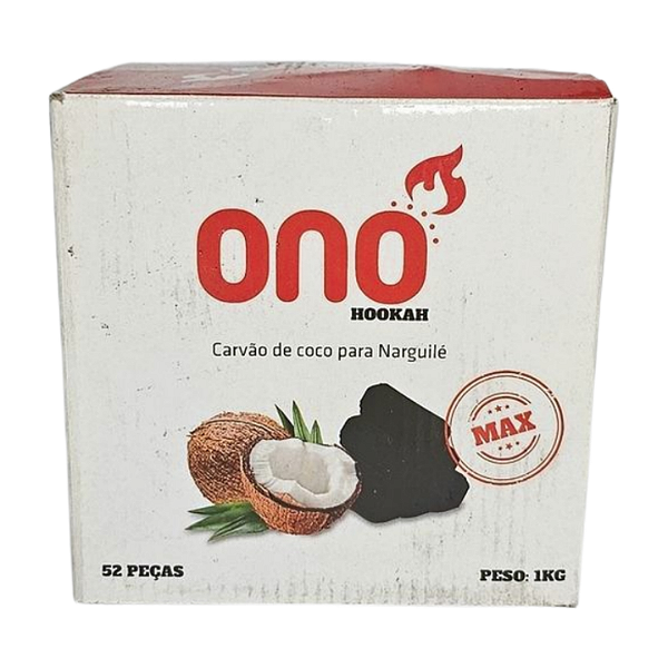 Carvão Ono Hookah Hexagonal Max - 1 kilo