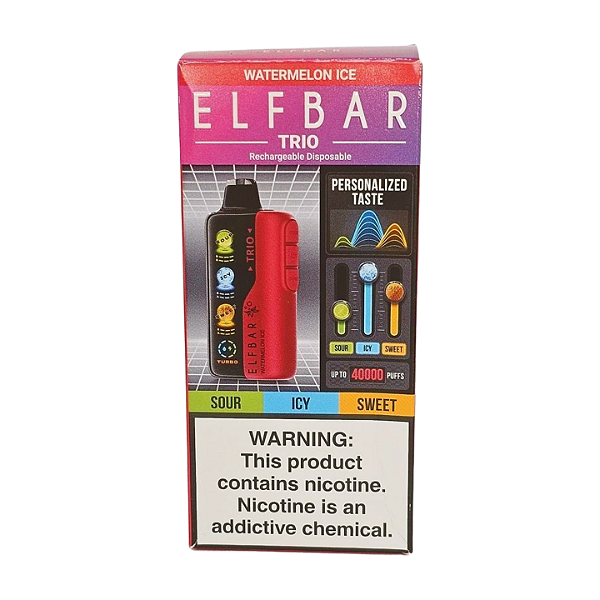 Pod Descartavel Elfbar Trio - Watermelon Ice
