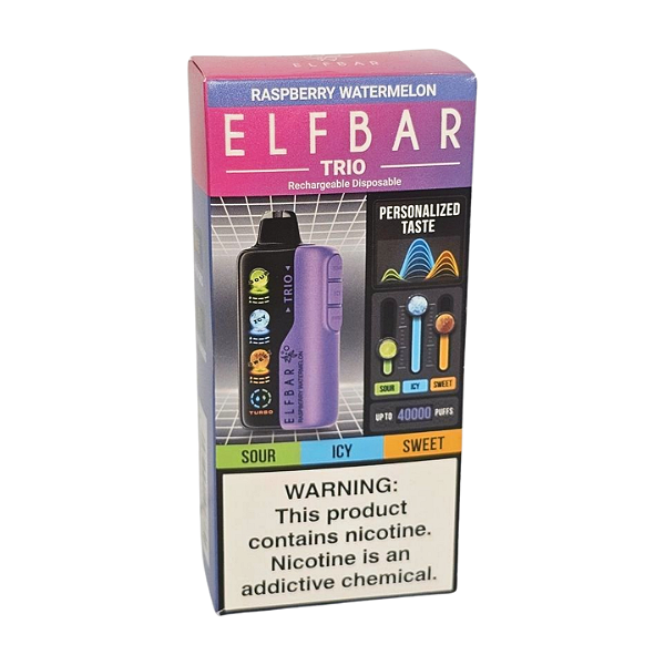 Pod Descartavel Elfbar Trio - Raspberry Watermelon