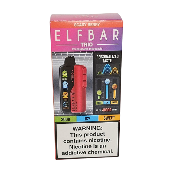 Pod Descartavel Elfbar Trio - Scary Berry