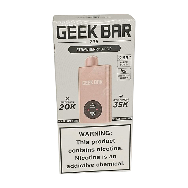 Pod Descartavel Geek Bar Z35 - Strawberry B-pop